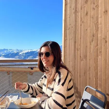 Luxurious Duplex For 4-7p With Large Terrace And Pool In Ski-in Ski-out 5 Star At Les Arcs