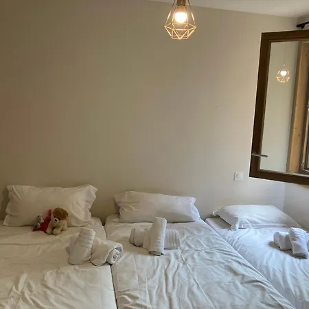 Luxurious Duplex For 4-7p With Large Terrace And Pool In Ski-in Ski-out 5 Star At Les Arcs *