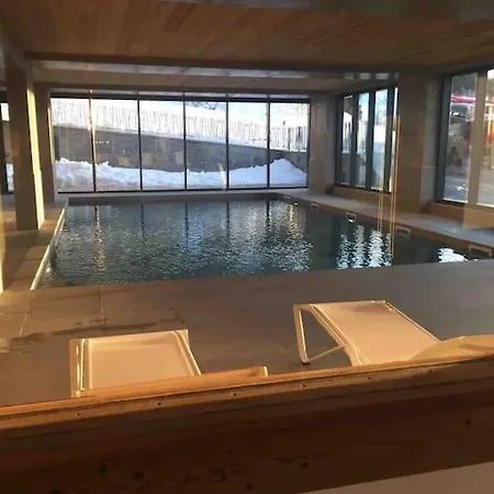 Apartment Luxurious Duplex For 4-7p With Large Terrace And Pool In Ski-in Ski-out 5* Building